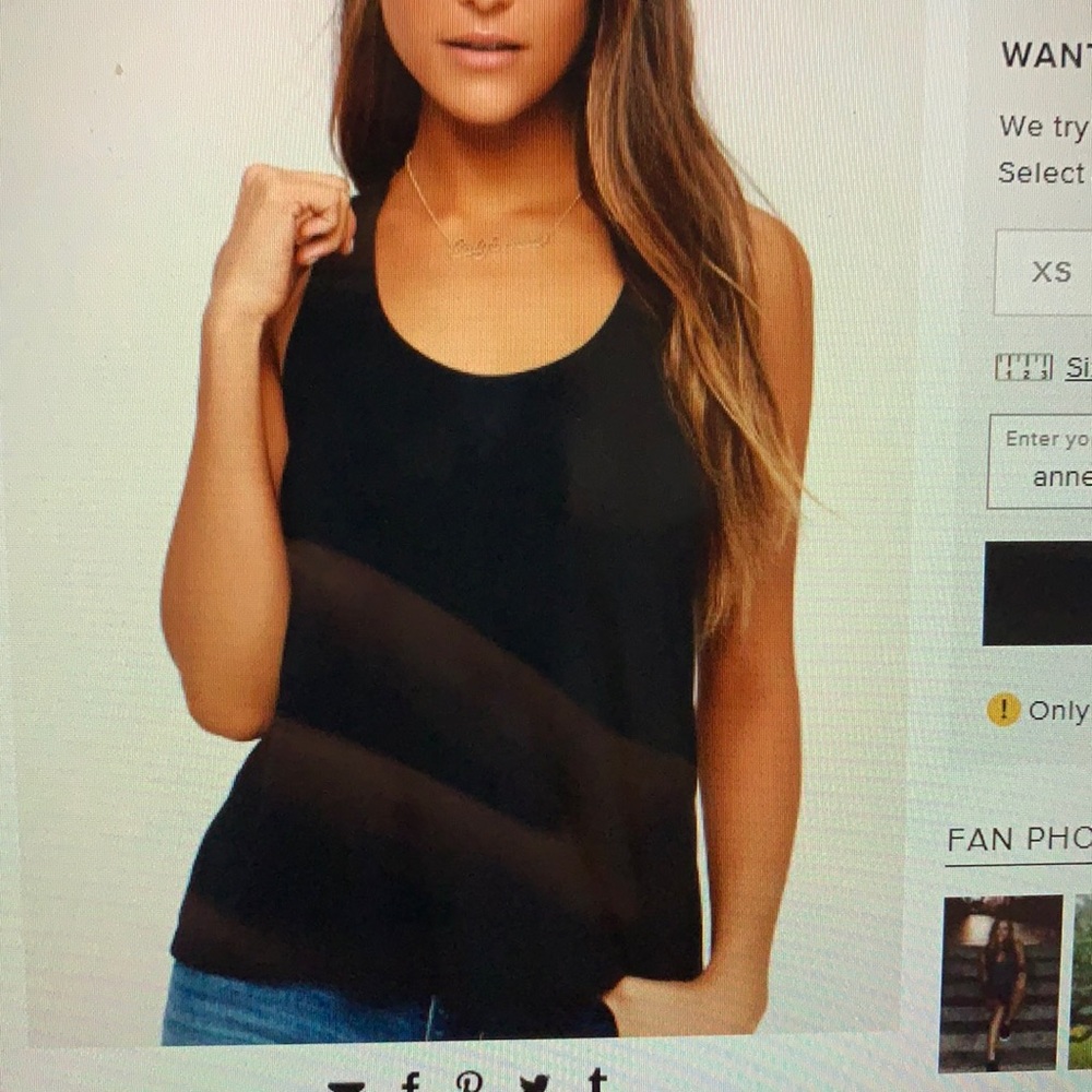 Lulus Bow Tie Tank